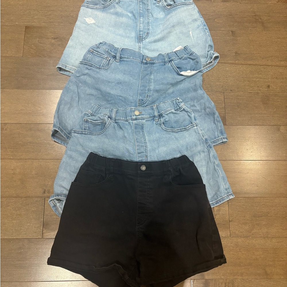 Kids Uniqlo Jean Shirts Size 13 (4 pairs)